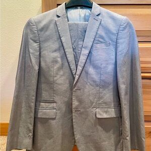 Express Light Gray Men's Suit